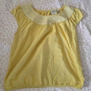 Butter yellow St John's Bay blouse size medium petite